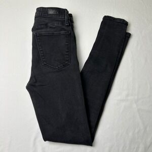 Abercrombie & Fitch Women Simone High Rise Super Skinny Jeans Black 25/0 Stretch